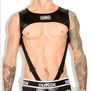 Outtox Black full body harness.HR142-90-L